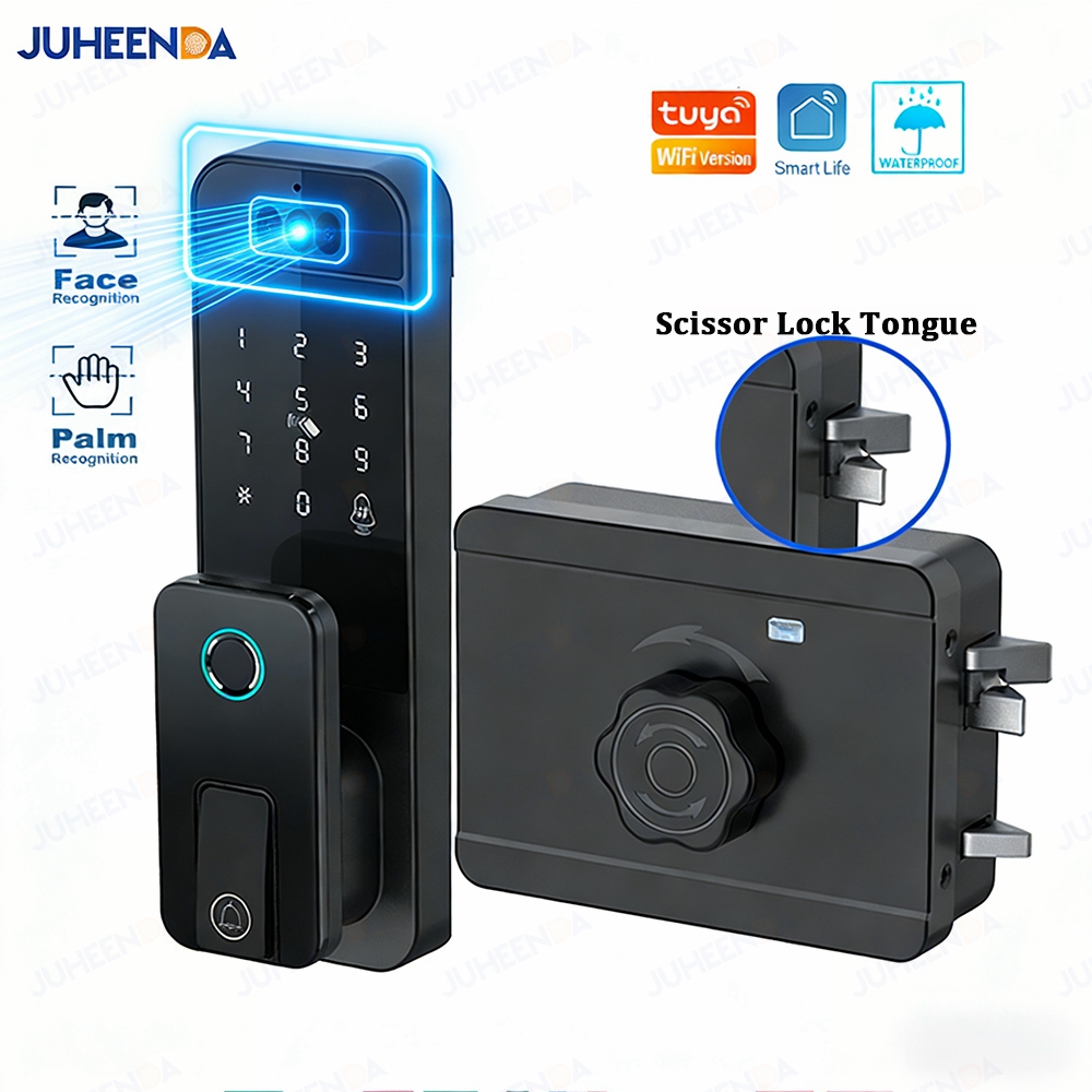 Smart Garden Lock - Kunci Pintu Pintar WiFi Tuya Pengenal