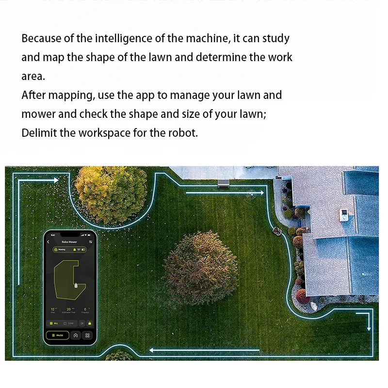 Mesin Pemotong Rumput Otomatis - Smart Garden Drawing ulasan dan harga