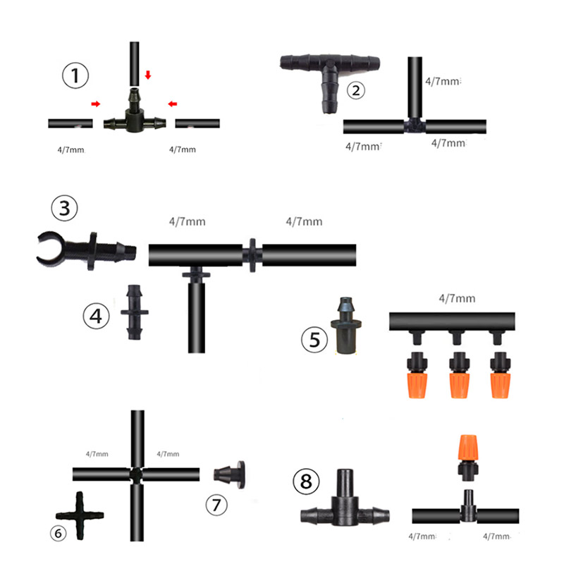50pcs Set Perlengkapan Irigasi - Smart Garden Sprinkler System ulasan dan harga