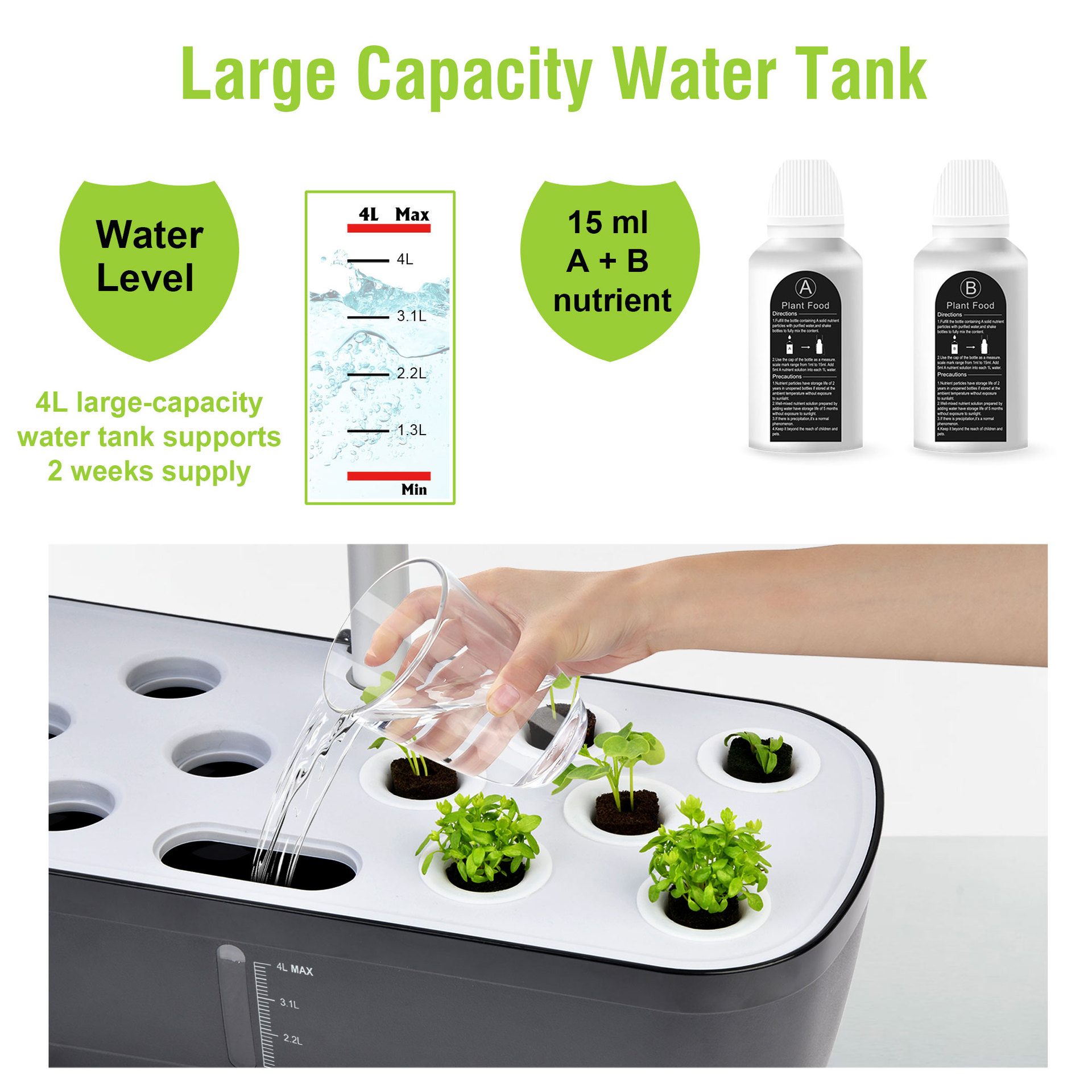 Sistem Pertumbuhan Hidroponik  - Indoor Herb Garden Kit ulasan dan harga