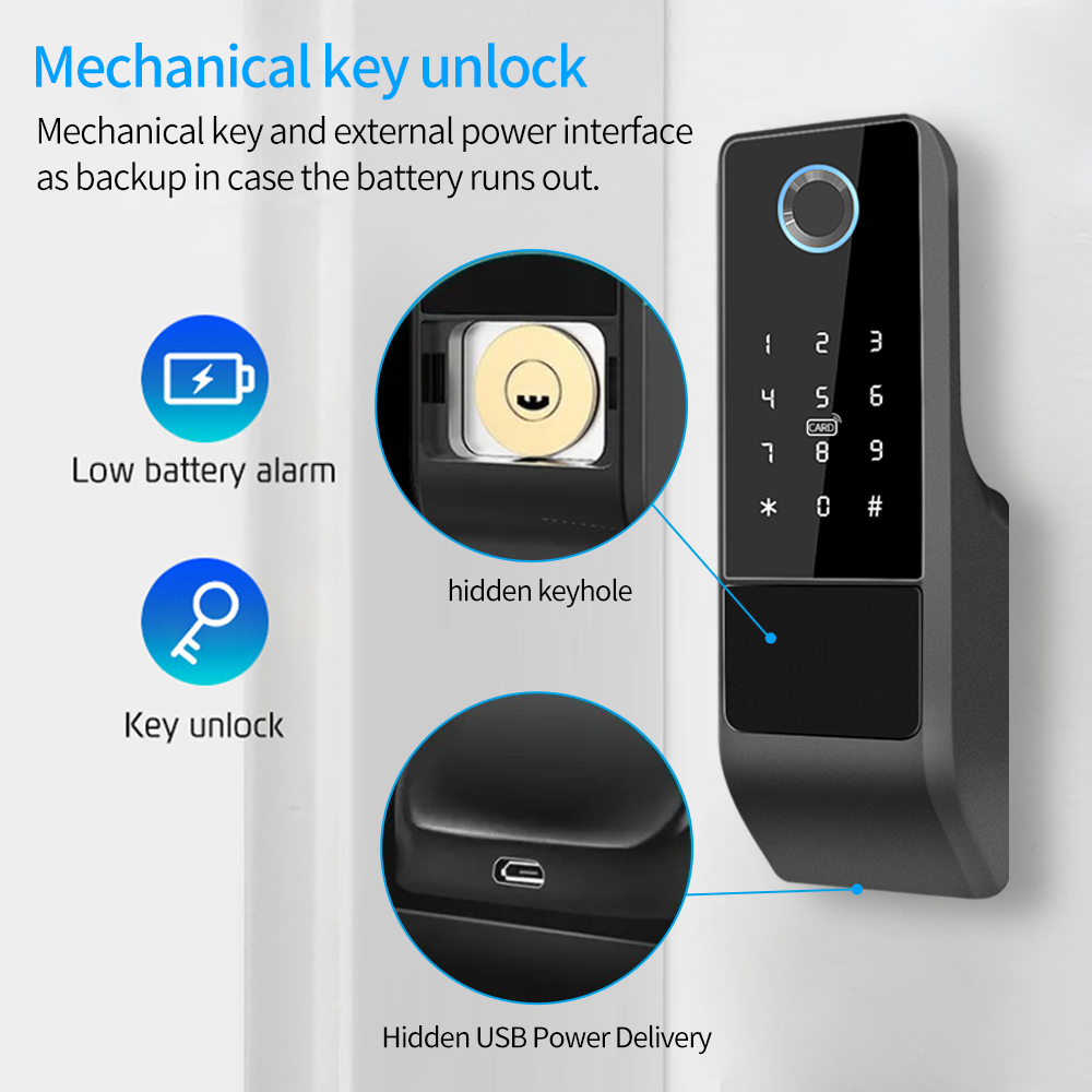 IP65 tahan air TTLock sidik ja - Smart Garden Lock ulasan dan harga