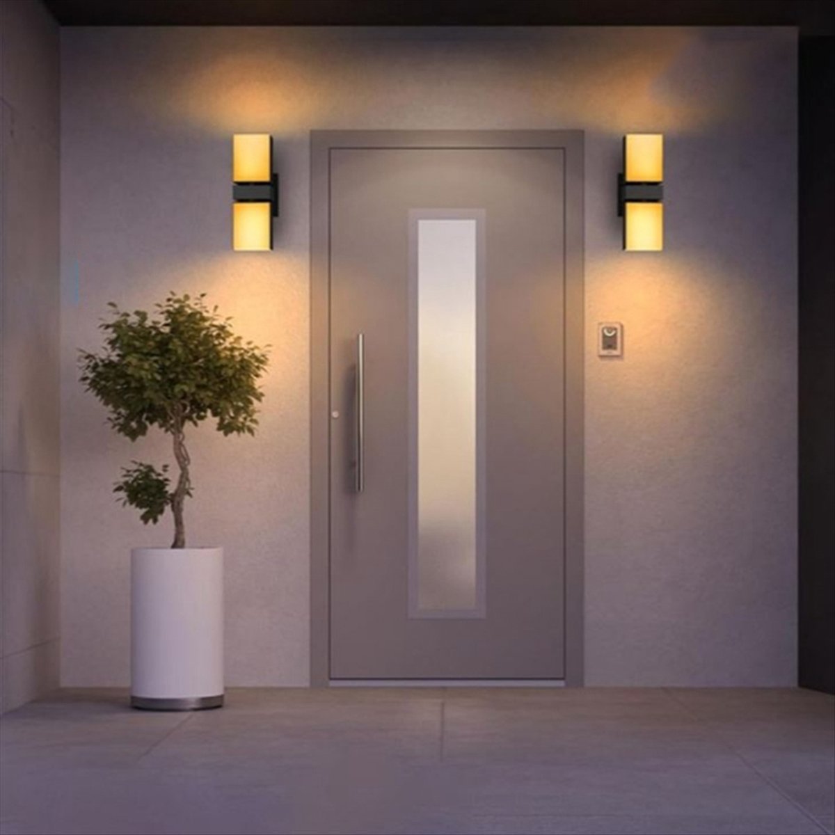 Lampu Dinding LED AA19 Dual He - Smart Garden Fence & Balcony Hanging Planter ulasan dan harga
