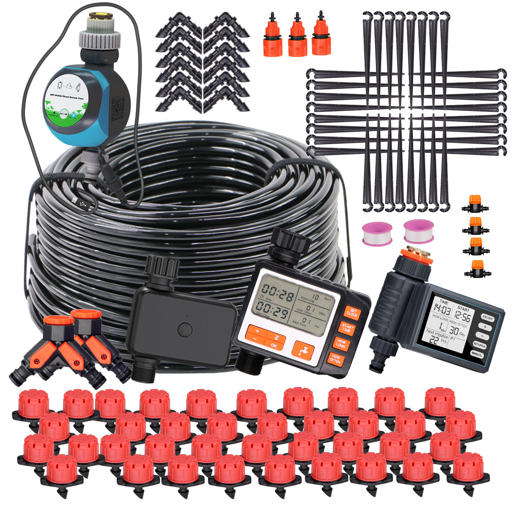 50-5M 1/4 inci selang dripper  - Smart Garden Sprinkler System ulasan dan harga