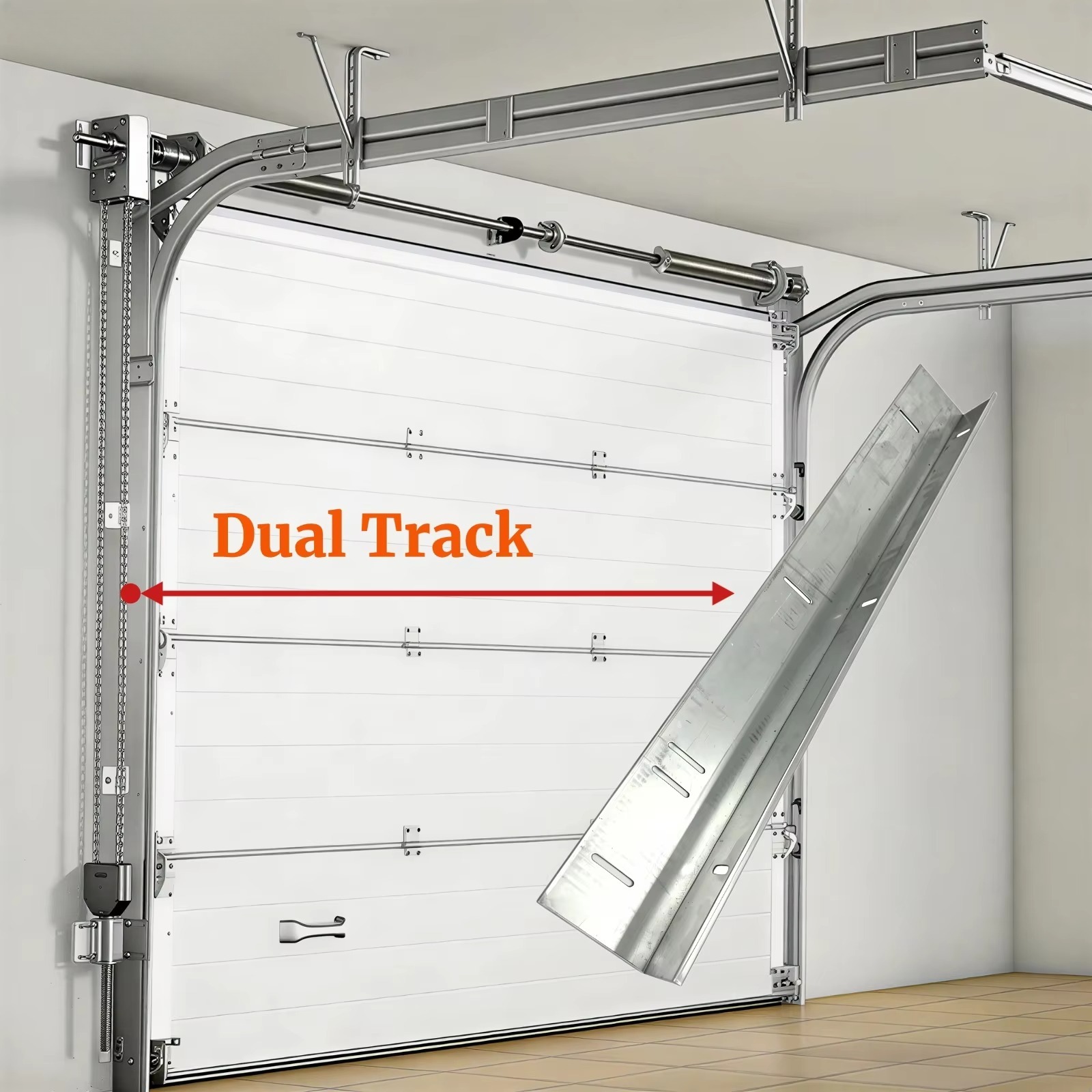 Pintu garasi aluminium pintar  - Smart Garden Lock ulasan dan harga