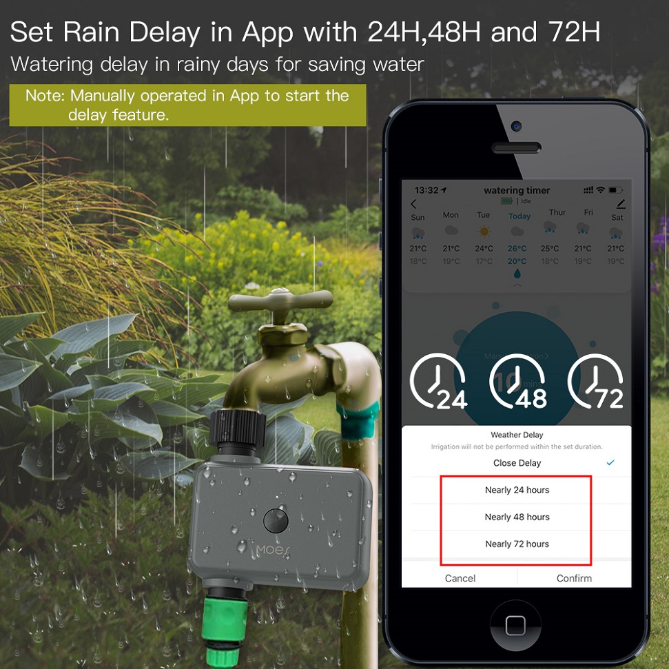 Katup BLuetooth, sistem penyir - Smart Garden Iot ulasan dan harga