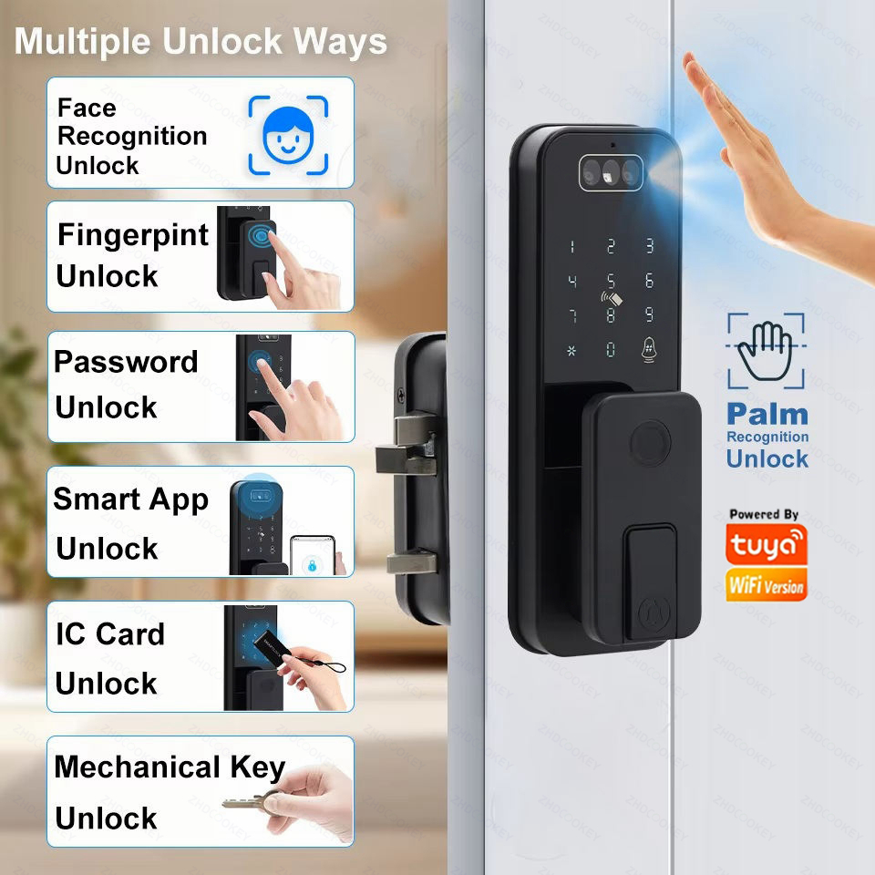 Kunci Pintu Pintar Tuya WiFi A - Smart Garden Lock ulasan dan harga