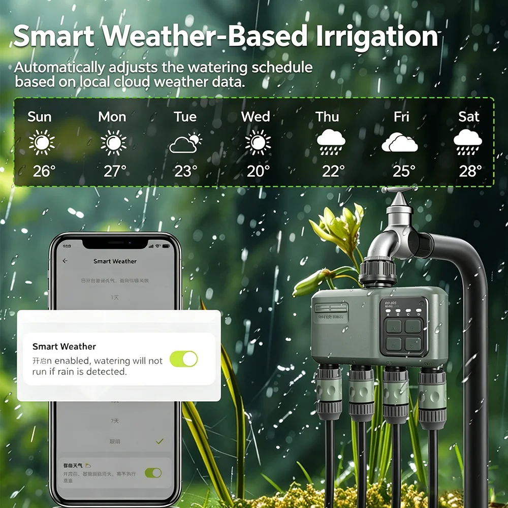 Pengatur Waktu Penyiraman Tama - Smart Garden Lock ulasan dan harga