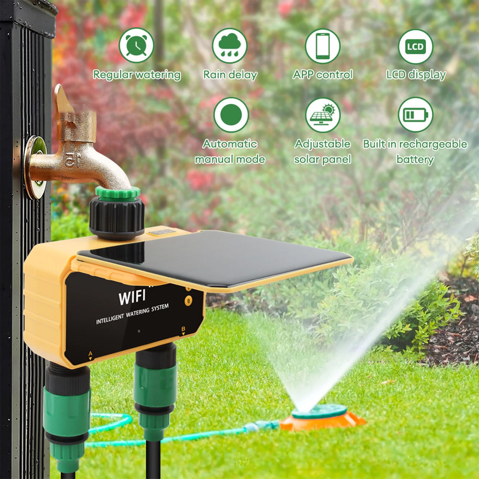 Timer Irigasi Cerdas WiFi Tena - Smart Garden Timer ulasan dan harga
