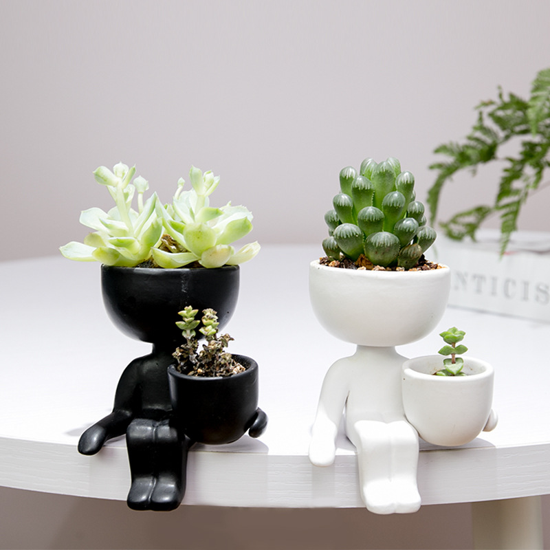Pot bunga keramik Humanoid kan - Indoor Herb Garden Kit ulasan dan harga