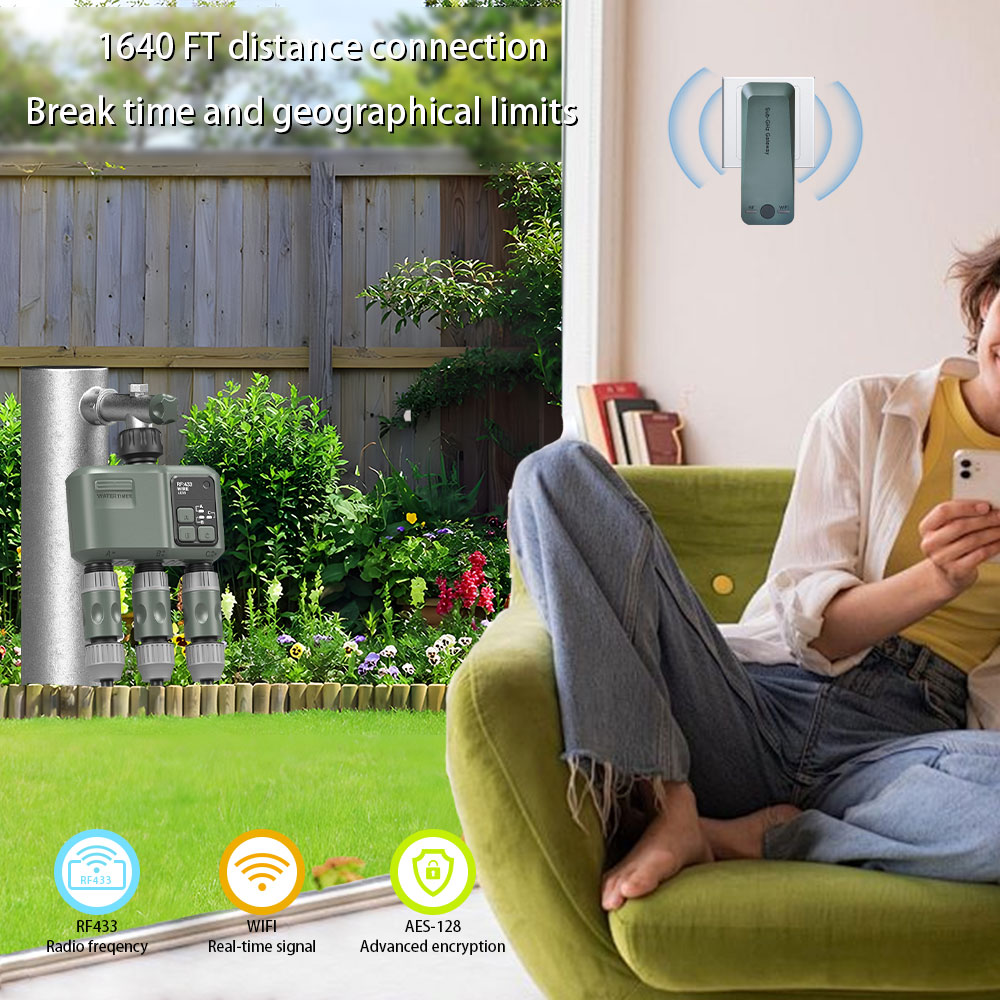 Tuya Wifi+RF433 Timer Air 3-ou - Smart Garden Kit ulasan dan harga