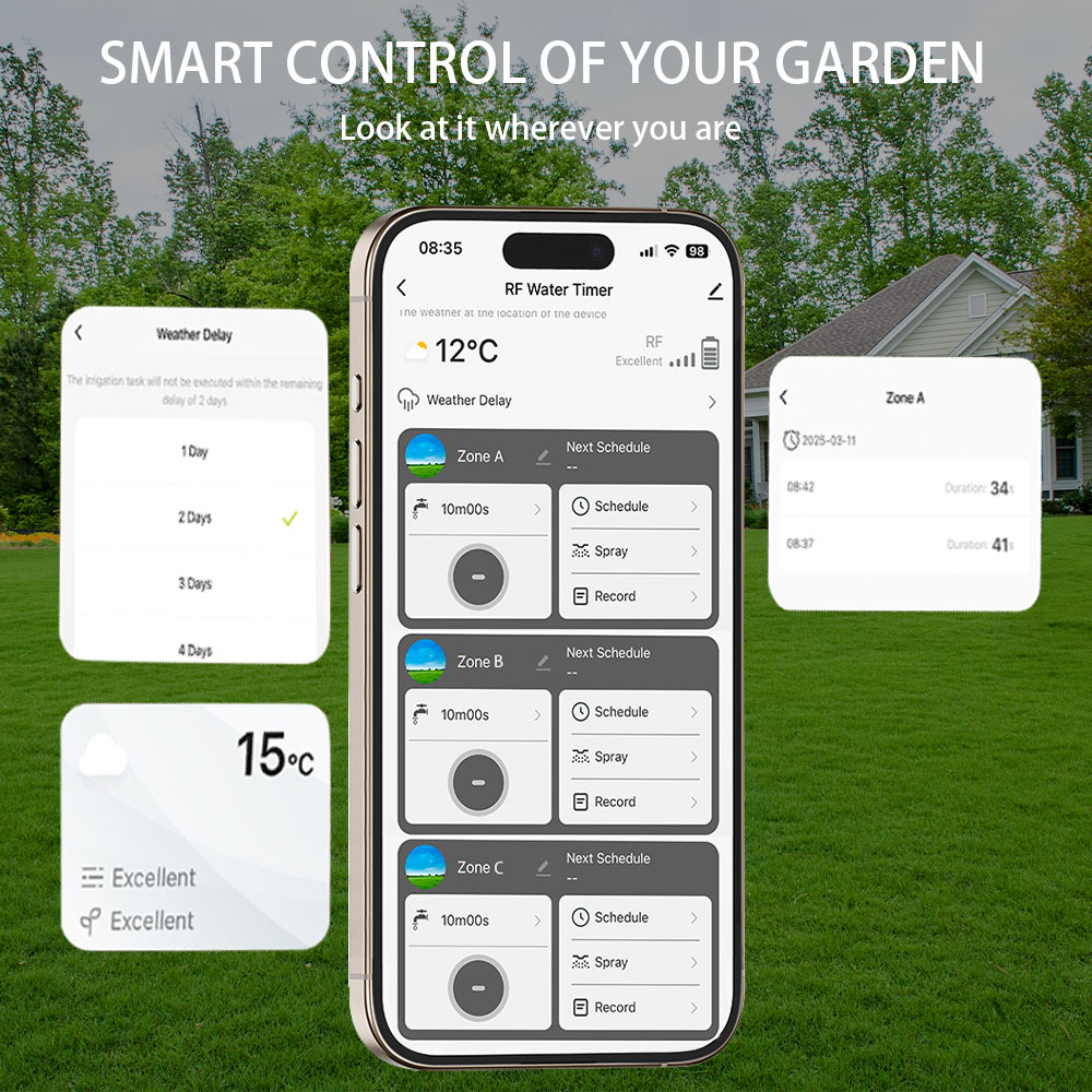 Tuya Wifi+RF433 Timer Air 3-ou - Smart Garden Kit ulasan dan harga