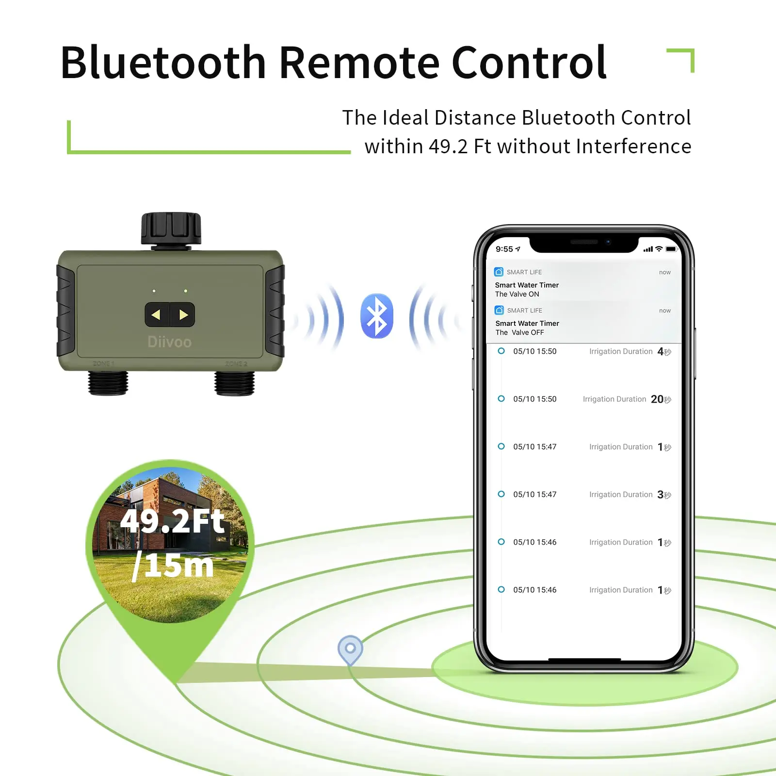Diivoo Penyiram Otomatis denga - Smart Garden Lock ulasan dan harga