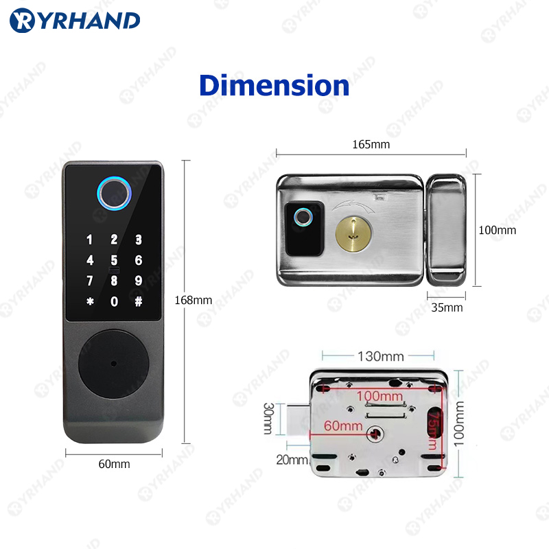 Tuya Kunci Pintar Tahan Air Wi - Smart Garden Lock ulasan dan harga